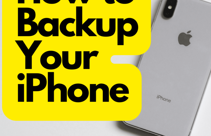 how to back up iPhone